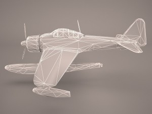 Nakajima A6M2-N - Rufe 3D Model