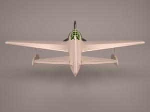 Nakajima A6M2-N - Rufe 3D Model