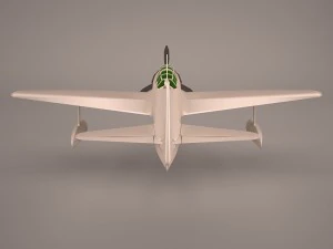 Nakajima A6M2-N - Rufe 3D Model