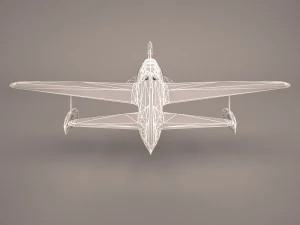 Nakajima A6M2-N - Rufe 3D Model