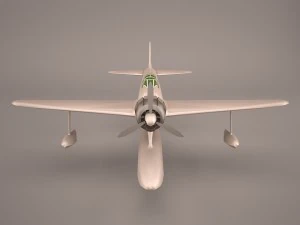 Nakajima A6M2-N - Rufe 3D Model
