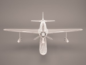 Nakajima A6M2-N - Rufe 3D Model
