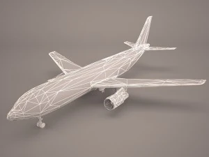 Airbus a380 air france 3D Model