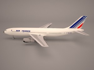 Airbus a380 air france 3Dモデル