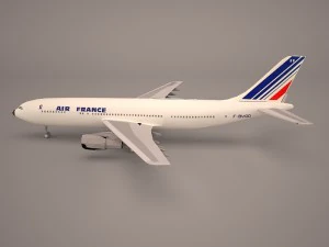 Airbus a380 air france 3D Model