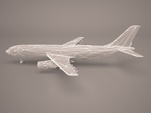 Airbus a380 air france 3Dモデル