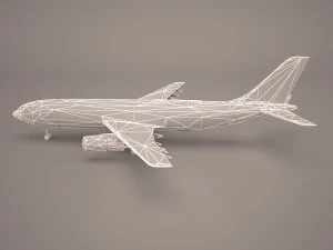 Airbus a380 air france 3D Model