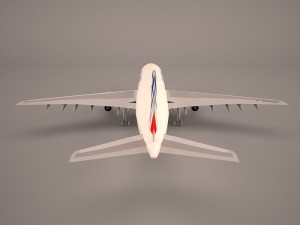 Airbus a380 air france 3Dモデル
