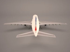Airbus a380 air france 3D Model