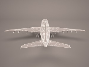 Airbus a380 air france 3Dモデル