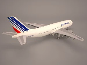 Airbus a380 air france 3D Model