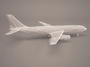 Airbus a380 air france 3D Model