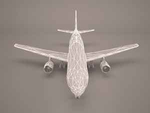 Airbus a380 air france 3Dモデル