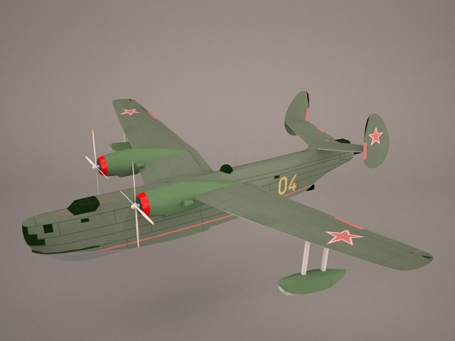 B6MG Madge Hydroplane 3D 模型 .c4d .max .obj .3ds .fbx .stl .blend