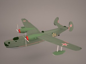 B6MG Madge Hydroplane 3D 모델