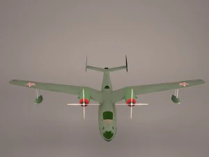 B6MG Madge Hydroplane 3D Model