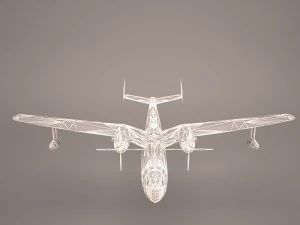 B6MG Madge Hydroplane 3D Model
