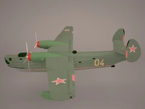 B6MG Madge Hydroplane 3D Model