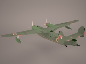 B6MG Madge Hydroplane 3D 模型