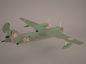 B6MG Madge Hydroplane 3D 模型