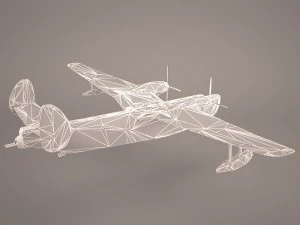 B6MG Madge Hydroplane 3D Model