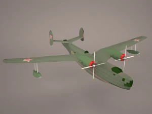 B6MG Madge Hydroplane 3D Model