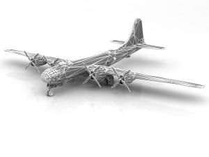B-29 Superfortress Modelo 3D