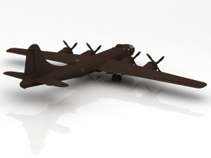 B-29 Superfortress Modelo 3D