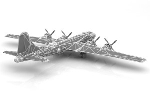 B-29 Superfortress Modelo 3D