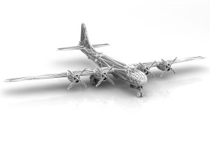 B-29 Superfortress Modelo 3D