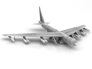 3D Boeing B52 Stratofortress Strategic Bomber 3D Модель