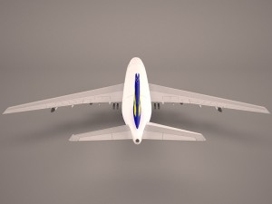 Boeing 747-8i lufthansa 3D Model
