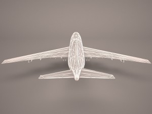 Boeing 747-8i lufthansa 3D Model