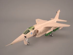 f-16 savaşan şahin - İsrail 3D Model