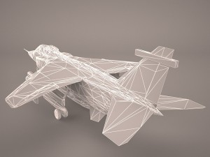 f-16 fighting falcon - israeli Modello 3D