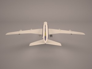 boeing 707-320 ss lufthansa 3D Model