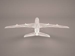 boeing 707-320 ss lufthansa 3D Model
