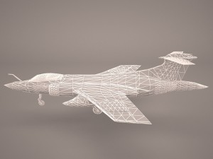 hawker siddely buccaneer s2 3D Model