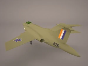 hawker siddely buccaneer s2 3D Model