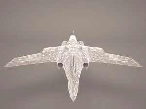 hawker siddely buccaneer s2 3D Model