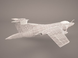 hawker siddely buccaneer s2 3D Model