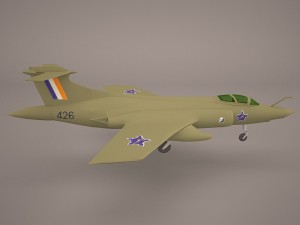 hawker siddely buccaneer s2 3D Model