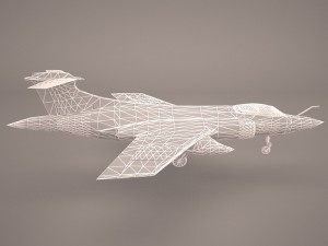 hawker siddely buccaneer s2 3D Model