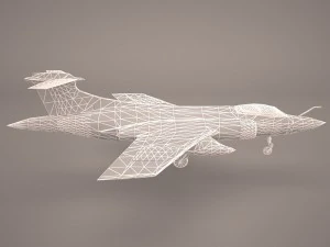 hawker siddely buccaneer s2 3D Model