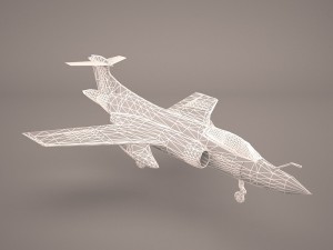 hawker siddely buccaneer s2 3D Model