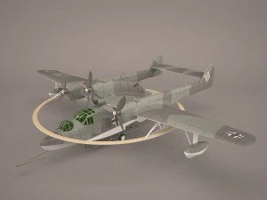 Blohm Voss bv 138 ms Modello 3D