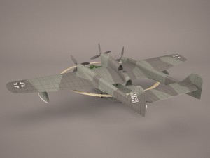 blohm voss bv 138 ms 3D मॉडल