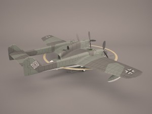 blohm voss bv 138 ms 3D मॉडल