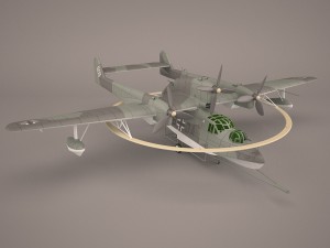 blohm voss bv 138 ms 3D मॉडल