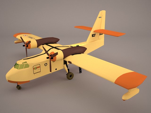 cl 415 firefighter Modelo 3D .c4d .max .obj .3ds .fbx .stl .blend 